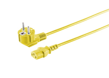 MicroConnect MC-SCHUANGC13300Y Power Cord Scho Angled - MC-SCHUANGC13300Y