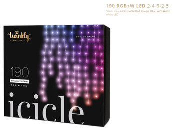 Twinkly TWI190SPP-TEU icicle 190 Special LED RGB+W TWI190SPP-TEU Twinkly TWI190SPP-TEU icicle 190 Special LED RGB+W TWI190SPP-TEU