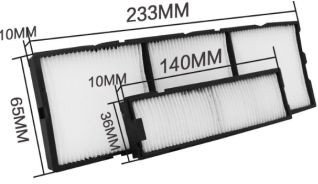 CoreParts CPPF00010 Projector filter for Panasonic CPPF00010