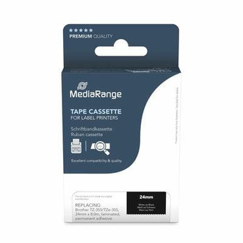 MediaRange MRBTZ355 Printer Ribbon White MRBTZ355