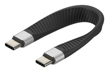 Techly ICOC-USBC-FL-U4 Usb Cable 0.124 M Usb4 Gen ICOC-USBC-FL-U4