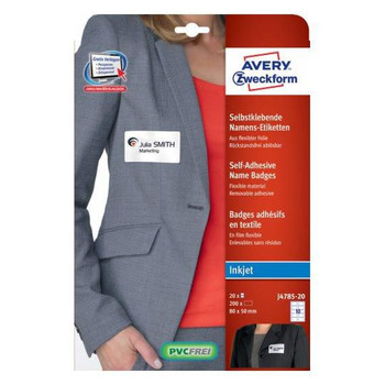 Avery J4785-20 Self-Adhesive Label Rounded J4785-20