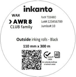 ARMOR T53048IO THERMAL TRANSFER RIBBON AWR8 T53048IO