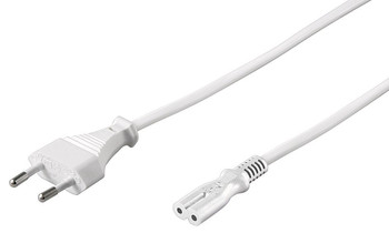 MicroConnect PE030705W Power Cord Notebook 0.5m White PE030705W