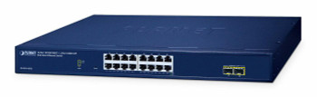 Planet GS-2210-16T2S 16-Port 10/100/1000T + 2-Port GS-2210-16T2S