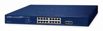 Planet GS-2210-16P2S 16-Port 10/100/1000T 802.3at GS-2210-16P2S