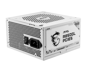 MSI MAG A850GL PCIE5 WHITE Power Supply Unit 850 W 20+4 MAG A850GL PCIE5 WHITE
