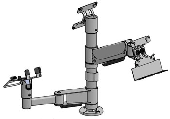 Ergonomic Solutions CHE066-02 SP2 400mm Pole w/ Height CHE066-02