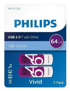 Philips FM64FD05D/00 Fm64Fd05D Usb Flash Drive 64 FM64FD05D/00