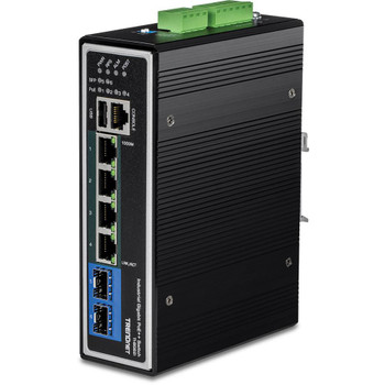 TRENDnet TI-BG62I 6-Port Industrial Gigabit L2+ TI-BG62I TRENDnet TI-BG62I 6-Port Industrial Gigabit L2+ TI-BG62I