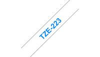Brother TZE223 Tape Blue on White 9mm TZE223