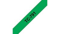 Brother TC791 Gloss Laminat 9mm. Black/Green TC791