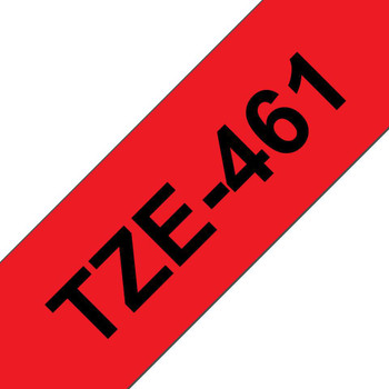Brother TZE461 Tape Black on Red 36mm TZE461