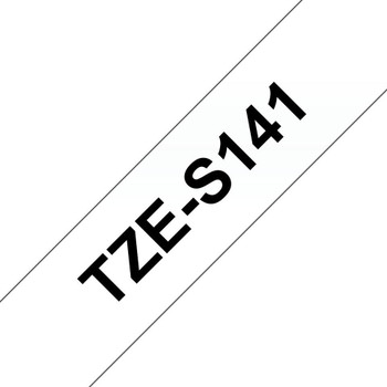 Brother TZES141 Tape Black on Clear 18mm TZES141