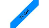 Brother TC501 Gloss Laminat 12mm. Black/Blue TC501