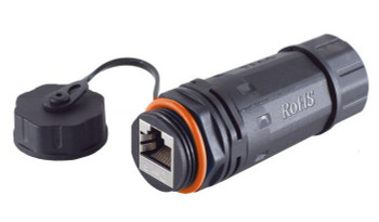 MicroConnect KONCAT6A68 RJ45 coupler. CAT 6a. IP68. KONCAT6A68