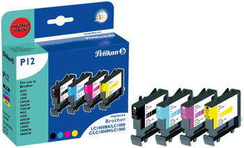 Pelikan 361400 4 Ink-cartridges P12 4-color 361400