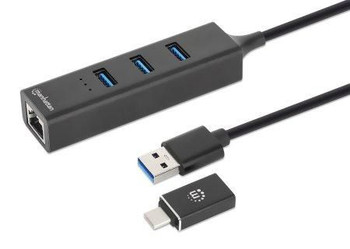 Manhattan 180894 USB-C & USB-A Combo Dock/Hub. 180894