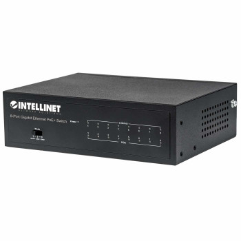 Intellinet 561204 8-Port Gigabit Ethernet PoE+ 561204