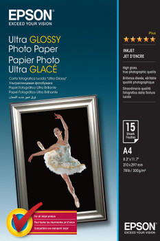 Epson C13S041927 A4 Ultra Glossy Photo Paper C13S041927