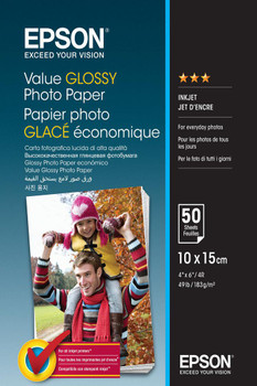Epson C13S400038 10x15cm Value Photo Paper C13S400038