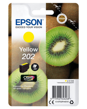 Epson C13T02F44020 Singlepack Yellow 202 C13T02F44020