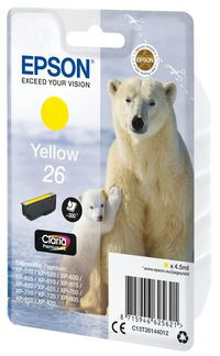 Epson C13T26144012 26 ink cartridge yel C13T26144012
