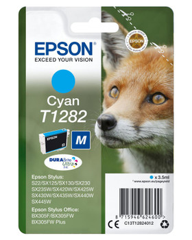 Epson C13T12824012 S22/SX125/420W Cyan Ink Cartri C13T12824012
