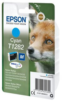Epson C13T12824012 S22/SX125/420W Cyan Ink Cartri C13T12824012