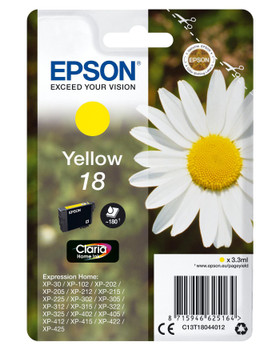 Epson C13T18044012 XP30/102/202/302/405 Yellow C13T18044012
