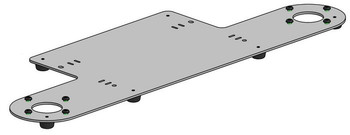 Ergonomic Solutions SKS006-02 Freestanding peripheral plate SKS006-02
