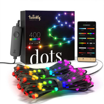Twinkly TWD400STP-BEU Dots 400 Rgb Leds. Black Wire TWD400STP-BEU Twinkly TWD400STP-BEU Dots 400 Rgb Leds. Black Wire TWD400STP-BEU