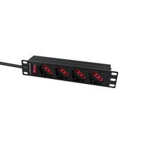 Lanview LVR-2MIT-SW-IT4 1U 10 " 4 port Type F/J LVR-2MIT-SW-IT4