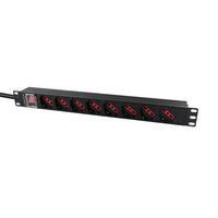 Lanview LVR-2MIT-SW-IT8 1U 19 " 8 port Type F/J. LVR-2MIT-SW-IT8