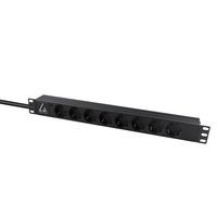 Lanview LVR-2MSCH-LIC-SCH8 19'' rack mount power strip. LVR-2MSCH-LIC-SCH8