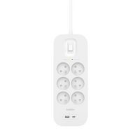 Belkin SRB002CA2M Connect White 6 Ac OutletS SRB002CA2M
