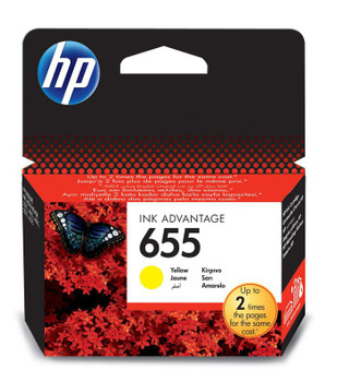 HP CZ112AE#BHK 655 Yellow Original Ink CZ112AE#BHK