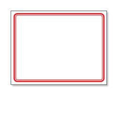 Seiko Instruments SLP-NR Red. White Self-Adhesive SLP-NR