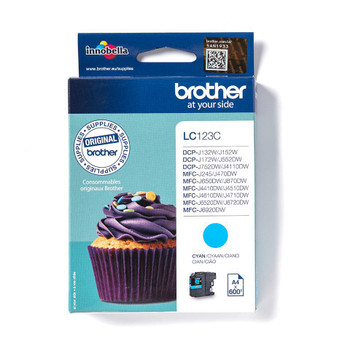 Brother LC-123C Ink Cyan. 8mlStandard capacity LC-123C