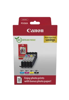 Canon 2106C006 CLI-581 BK/C/M/Y PHOTO VALUE 2106C006