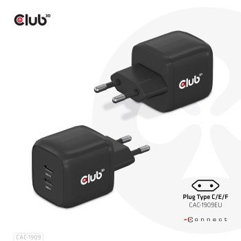 Club3D CAC-1909EU Travel Charger Pps 45W Gan CAC-1909EU