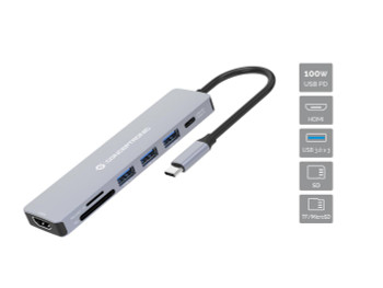 Conceptronic DONN19G 7-In-1 Usb 3.2 Gen 1 Docking DONN19G