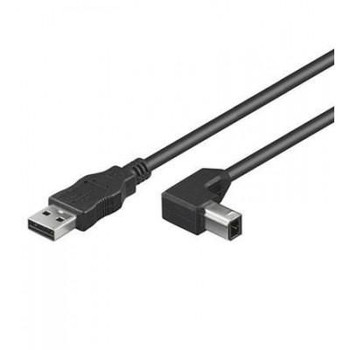 Techly ICOC-U-AB-005-ANG Usb 2.0 Cable A Male / B Male ICOC-U-AB-005-ANG