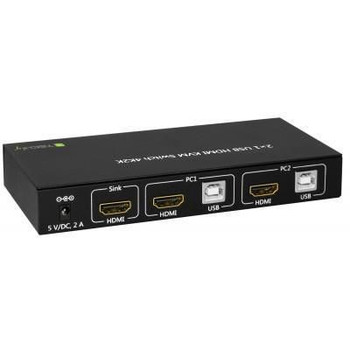 Techly IDATA-KVM-HDMI2U 2X1 Usb Hdmi 4Kx2K Idata IDATA-KVM-HDMI2U