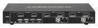 Techly IDATA-DP-KVM2 Idata Dp-Kvm2 Kvm Switch Black IDATA-DP-KVM2