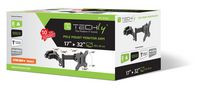 Techly ICA-LCD-110BK Bracket for Pole Fixing Tv ICA-LCD-110BK