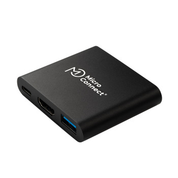MicroConnect MC-HUBAV1 USB-C hub to USB 3.0. HDMI. MC-HUBAV1