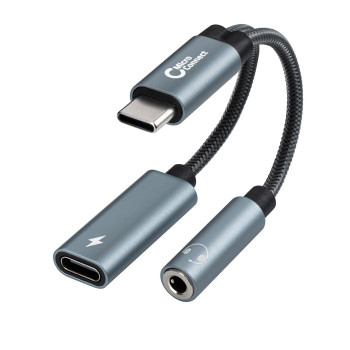 MicroConnect MC-USBC-AUDIOCF USB-C to USB-C PD and Audio. MC-USBC-AUDIOCF