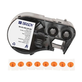 Brady M4-82-499-OR-BK BMP41/BMP51/M511 Label M4-82-499-OR-BK