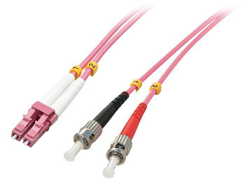 Lindy 46355 Fibre Optic Cable LC/ST OM4. 46355